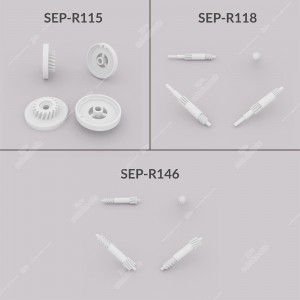 Set of gears for New Holland and Case IH speedometers hour-meters repair