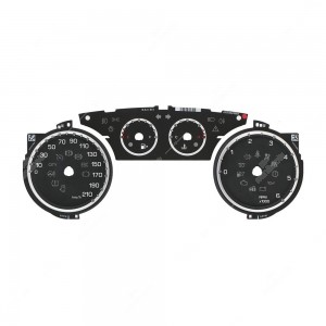 Version 1 - Set of gauge faces for Lancia Ypsilon 846 instrument panels (pre-facelift models) - diesel versions