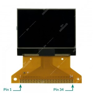 LCD display Audi, Volkswagen, Ford Galaxy, Seat Alhambra and Skoda dashboards