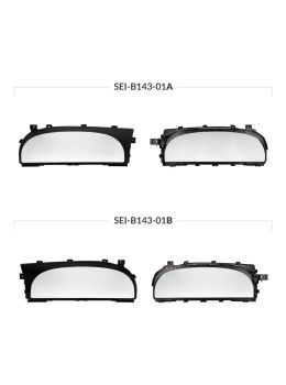 Mercedes-Benz W221 and C216 dashboards lens versions comparison