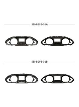 Peugeot 208 Mk1 and 2008 Mk1 dashboards lens versions comparison