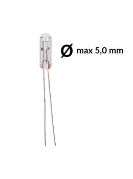 T4,7 1,1W 14V wire base miniature incandescent light bulb