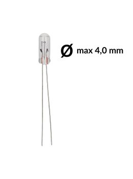 T4 70mA 24V wire base miniature incandescent light bulb