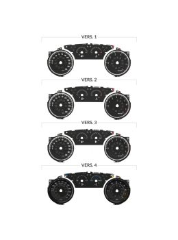 Set of gauge faces for Lancia Ypsilon 846 instrument panels (post facelift models)