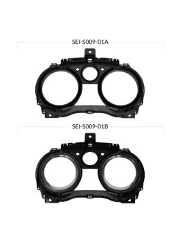 Versions comparison of Opel - Vauxhall Corsa speedometer lens
