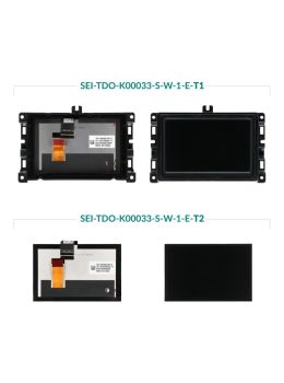 Confronto versioni disponibili del display TDO-WXGA0700K00033-V2