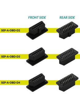 Type A OBD2 female plug - versions comparison