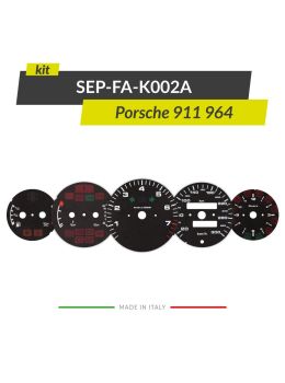 Set of gauge faces discs for Porsche 911 964 speedometers