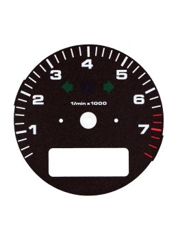 Fondino contagiri quadro strumenti Porsche 911 964 Turbo 3.3 e 993 Turbo - icone spente