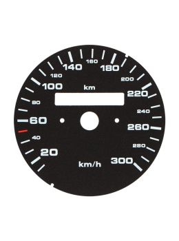 Fondino tachimetro contachilometri Porsche 911 964 Carrera 2, 964 Carrera 4, 964 Turbo 3.3 e 993 Carrera 2, 993 Carrera 2 S, 993 Carrera 4, 993 Carrera 4 S, 993 Targa Turbo S, 993 Turbo, 993 Turbo Cabriolet 3.6 - 300 km/h