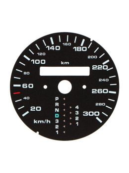 Porsche 911 964 Carrera 2 and 993 Carrera 2, Carrera 2 S and Targa speedometer dial disc