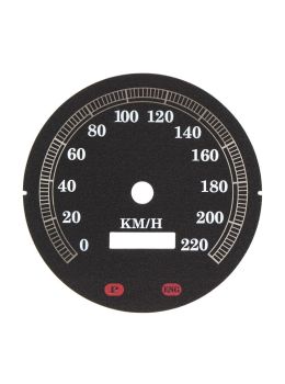 Fondino tachimetro Harley Road King FLHR - icone accese