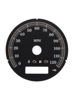 Fondino nero per restauro tachimetro in miglia Harley-Davidson (diametro: 80mm - 2006-2013)