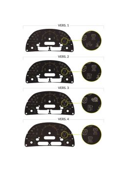 Landini and McCormick tractors and crawlers instrumentation gauge face