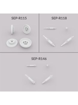 Set of gears for New Holland and Case IH speedometers hour-meters repair
