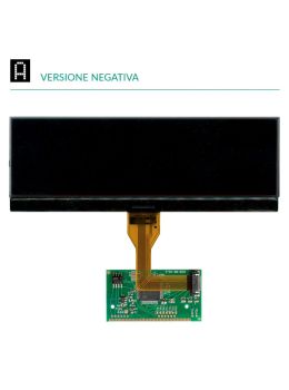 Display LCD per la riparazione dell'infocenter Johnson Controls e Borg per Citroën C3, C4, C5, C8, Jumpy, Fiat Scudo, Ulysse, Lancia Phedra e Peugeot 207, 307, 308, 407, 508, 807, 3008, RCZ, Expert, Partner, Toyota Proace