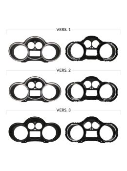 Confronto versioni Cover anteriore contachilometri Alfa Romeo 147 e GT (modelli pre-restyling)