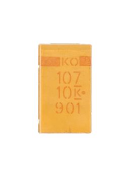 SMD tantalum capacitor, 100uF, 10V. 10 pcs per pack