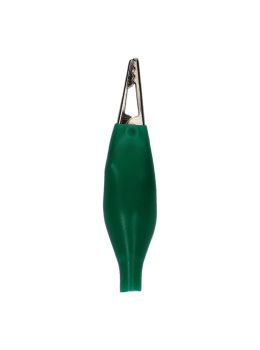 Pinzette coccodrillo isolate colore Verde - Conf. da 10 pz.