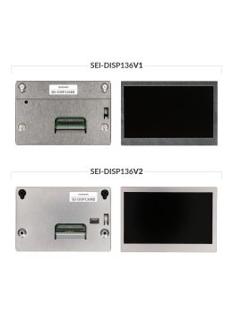 LCD colour display for car stereo of Ford B- Max, C-Max, Ecosport, Fiesta, Focus, Grand C-Max, Kuga, Ranger, Tourneo and Transit