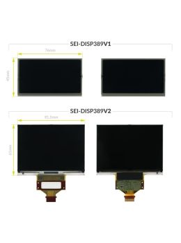 Confronto versioni display LCD per quadri strumenti Peugeot 3008 Mk1 e 5008 Mk1