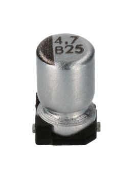 Condensatore SMD 25V 4,7uF 105°C