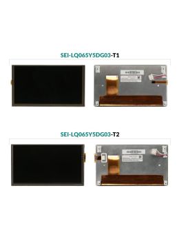 Modulo LCD TFT 6,5" Sharp LQ065Y5DG03, con touchscreen