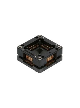 Zoccolo QFP64, 64 pin, passo tra pin 0,80mm