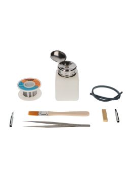 Kit di accessori per saldatura + montaggio cavi flat e display LCD