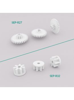 0 Kit ingranaggi composto da SEP-R27 (29+8 denti) + SEP-R32 (7 denti)