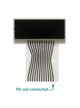 LCD display (left side) to repair Mercedes C-Class W202, E-Class W210, CLK W208, SLK R170 dashboards