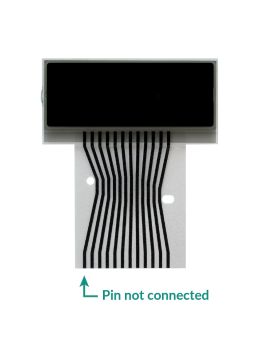 LCD display (right side) to repair Mercedes C-Class W202, E-Class W210, CLK W208, SLK R170 dashboards