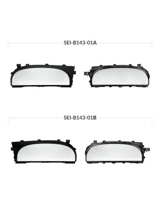 Confronto versioni vetro cruscotto Mercedes-Benz W221 e C216