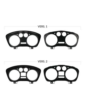 Versions comparison of the front lens for Ford Focus Mk2 and C-Max Mk1 instrument clusters (pre-facelift models)
