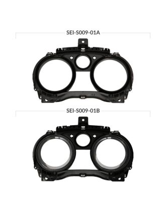 Versions comparison of Opel - Vauxhall Corsa speedometer lens