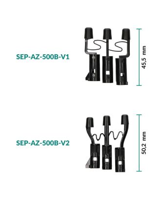 Fiat 500, Abarth 500, 595, 695 instrument panels black buttons