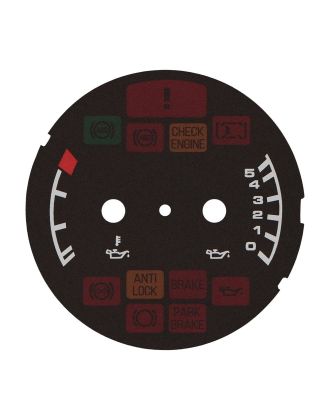 Fondino temperatura e pressione olio quadro strumenti Porsche 911 993 (versioni USA) - icone spente