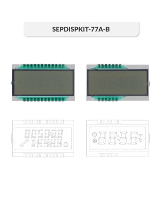 Set of LCD screens for Santana 300 - 350 dashboards