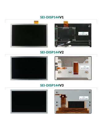 Display per stereo / navigatore RNEG RT5 / RT6 di Citroën, DS, Fiat e Peugeot, confronto fronte e retro