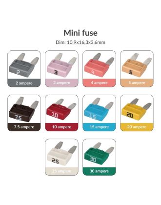 32V APM ATM Mini fuse for automotive - ampere available