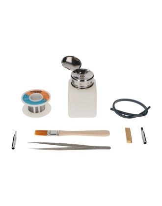 Kit di accessori per saldatura + montaggio cavi flat e display LCD