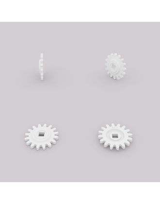 Gear (16 teeth) with square central hole for Porsche 911 G and Ruf dashboards