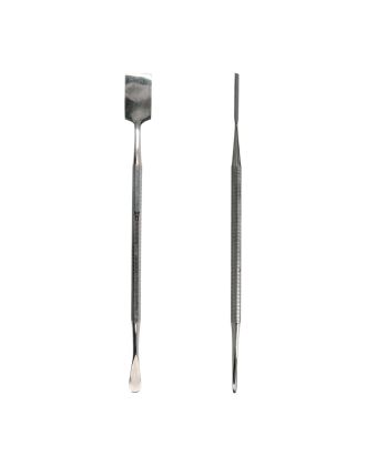 Spudger with short, thick, rounded tip and with wide, square tip