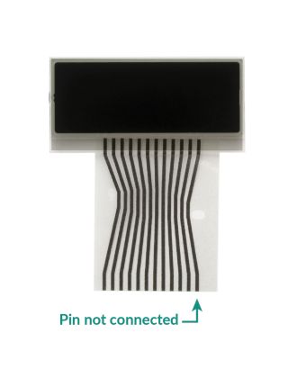 LCD display (left side) to repair Mercedes C-Class W202, E-Class W210, CLK W208, SLK R170 dashboards