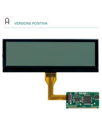 Display LCD per la riparazione dell'infocenter Magneti Marelli e Borg per Citroën C3, C4, C5, C8, Jumpy, Fiat Scudo, Ulysse, Lancia Phedra e Peugeot 207, 307, 308, 407, 508, 807, 3008, RCZ, Expert, Partner, Toyota Proace
