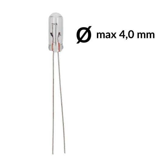 Micro mini lampadina ad incandescenza T4 70mA 24V