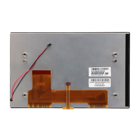 AUO C070VW04 V7 7" TFT LCD display with touchscreen digitizer, back side