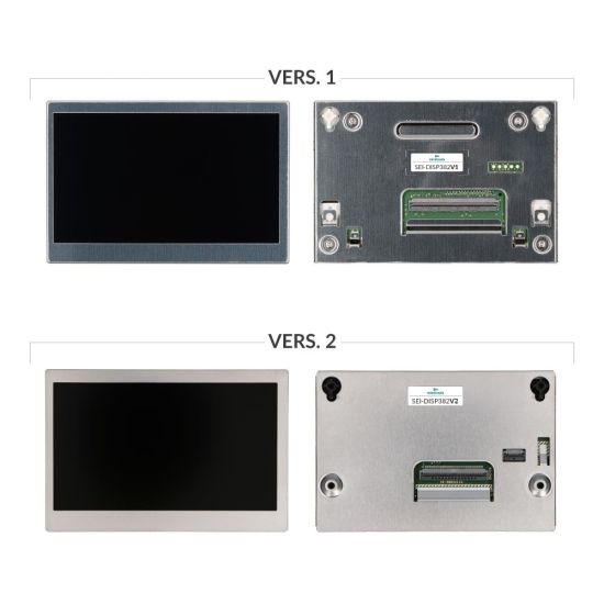 Versions comparison of the LCD screen for Ford Fiesta, Ecosport, Puma, Kuga, Transit, Tourneo, Maverick, Focus dashboards