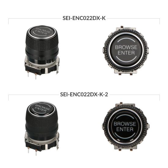 VP2 UConnect right knob versions comparison