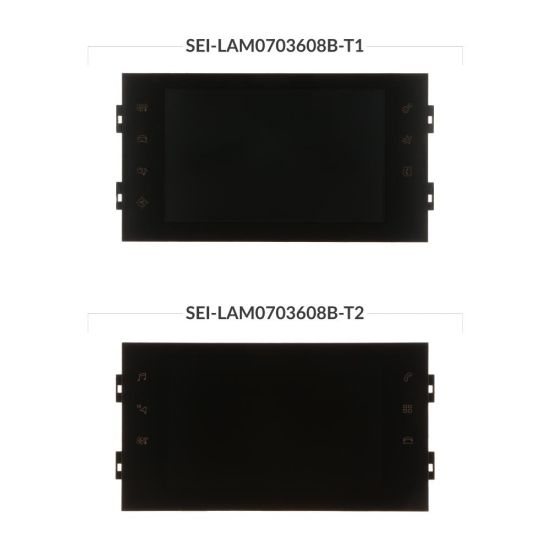 Comparison of LAM0703608B display versions